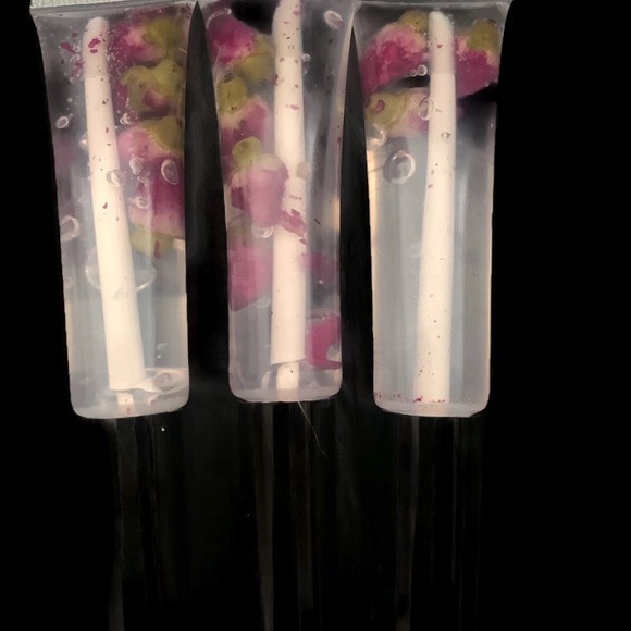 For all 3 /$15  Essentials Lip glosses with rose flower buds - Picture 8 of 8